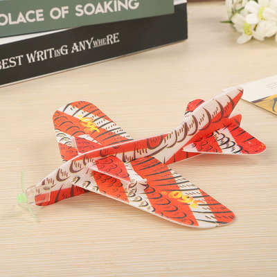 魔术360度回旋飞机泡沫模型拼装小学生神奇创意儿童户外玩具批发