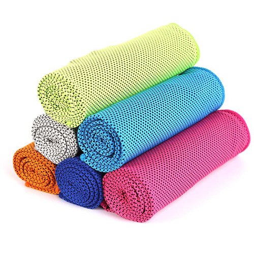 Amazon Cross-border Cold-sensitive Sports Towel Golf Fitness Sweat Towel Dual Color Quick-Drying Cool Towel Cooling Towel