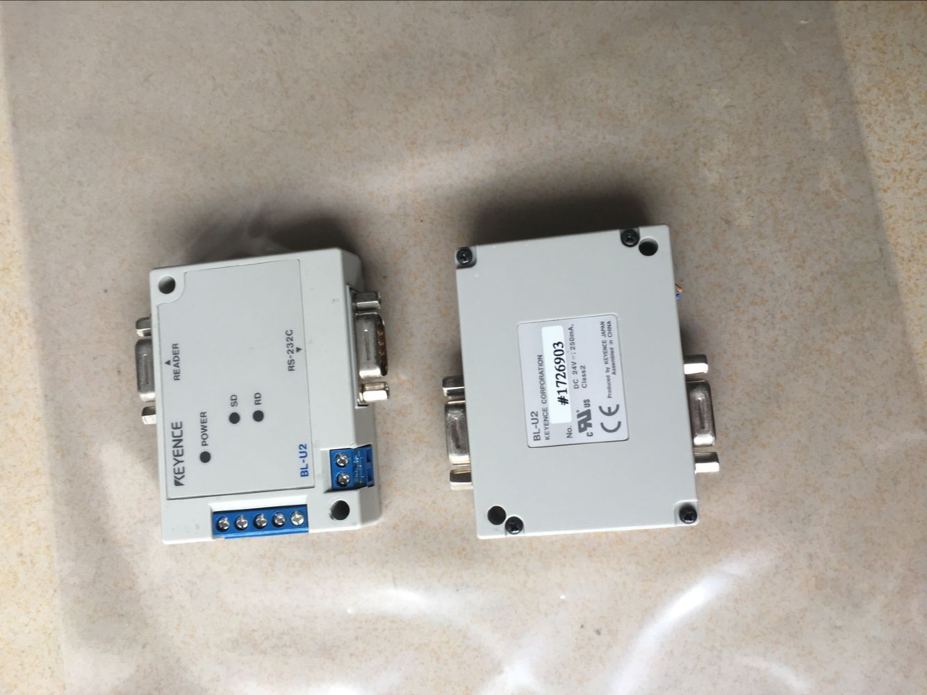 KEYENCE 基恩士二维码扫描器控制器 BL-U2 拆机件 实物图