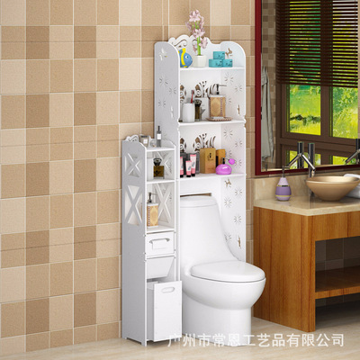 浴室置物架滚筒洗衣机收纳架卫生间马桶脸盆架洗手间厕所落地架