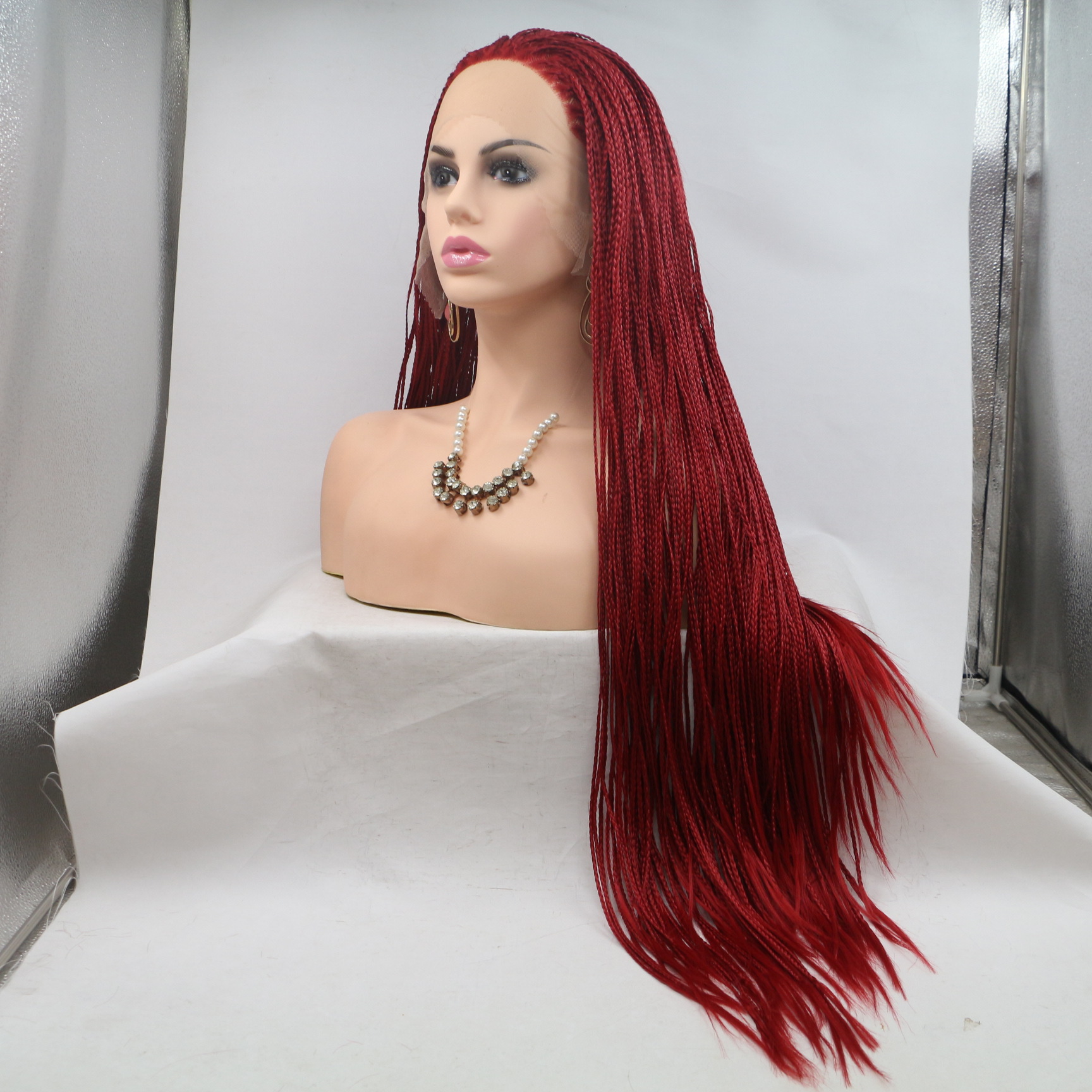 NEWLOOK PW1038 nueva moda peluca de pelo largo peluca de encaje peluca de entrenamiento