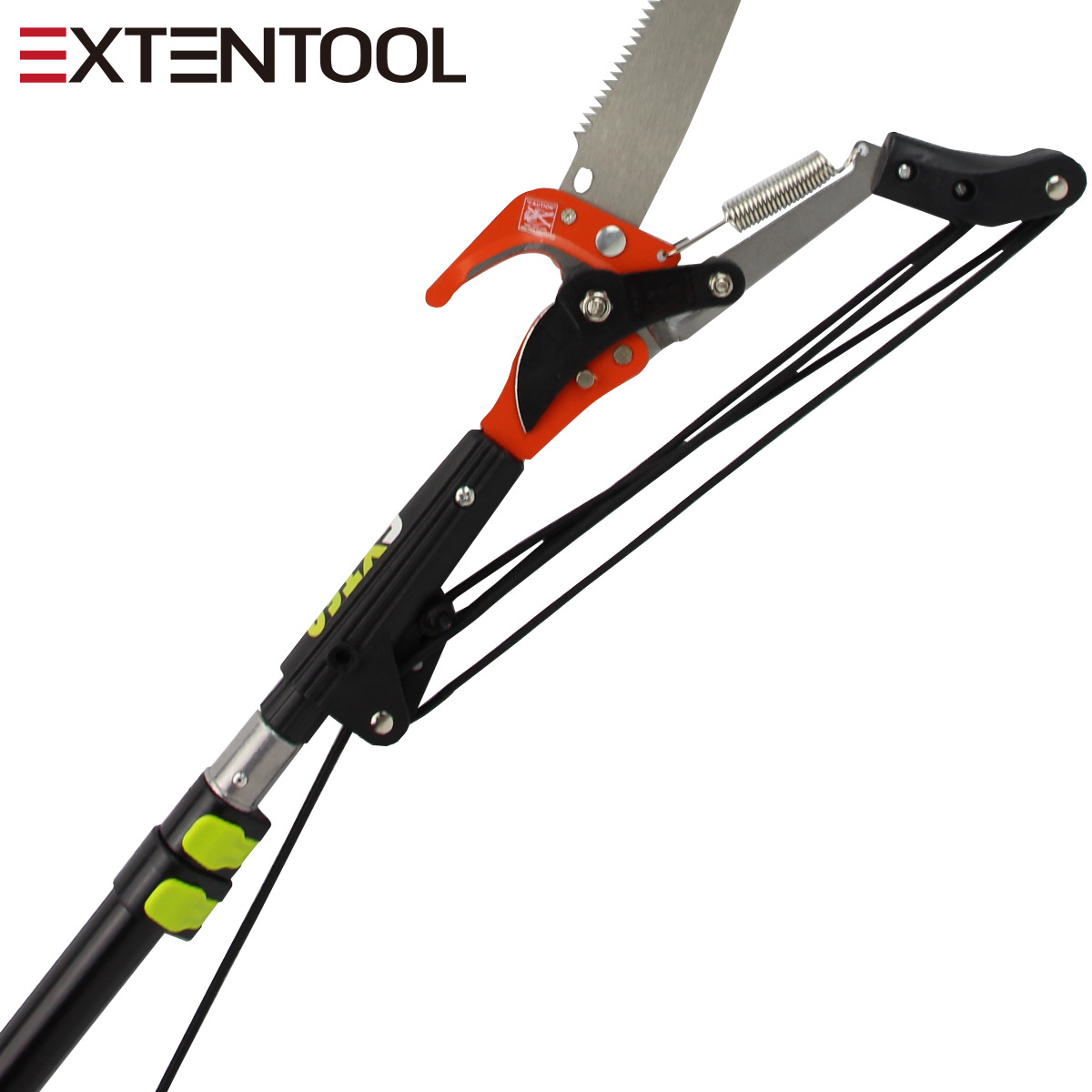 铝管伸缩杆高空园林高枝剪快速修枝园艺工具厂家直销枝条便携