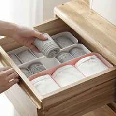 Stackable Socks Organizer, Simple Monochrome Multifunctional Divided Socks Storage Box, Yiwu Manufacturer Wholesale