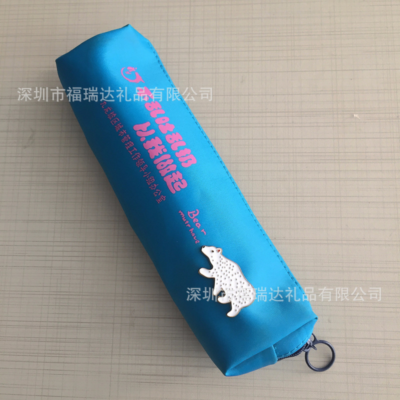 厂家定做 新款学习文具帆布广告多功能笔袋 专业生产文具收纳包