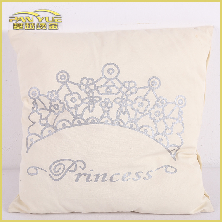 厂家直供涤纶帆布绒布 秋冬烫金面料 靠枕抱枕布料绒感家纺