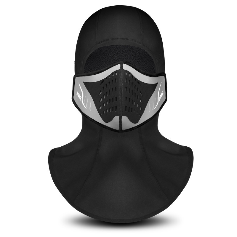 INBIKE骑行面罩 冬季全脸防风面罩 加厚抓绒帽防风帽子头套面罩