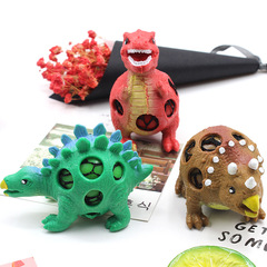 Vent Dinosaur Grape Ball to Decompress and Pinch Le Color Beads to Decompress Stress Ball and Trick TPR Dinosaur Egg Children's Toys Wholesale