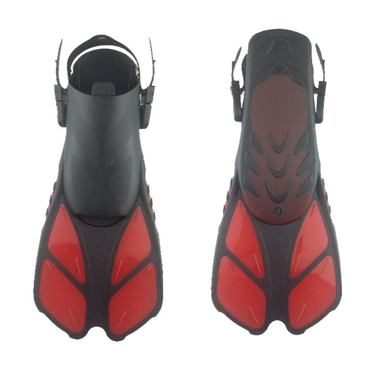 跨境专供 儿童潜水脚蹼游泳训练短脚蹼浮潜自由泳儿童脚蹼 可定制|ru