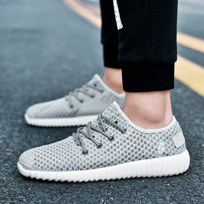 2018夏季新款休闲网布运动男鞋潮流百搭透气男网鞋软底轻便跑步鞋|ru
