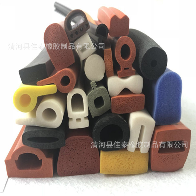 供应硅胶（海绵）发泡密封条 耐高温异型密封条 方形圆型异型挤出