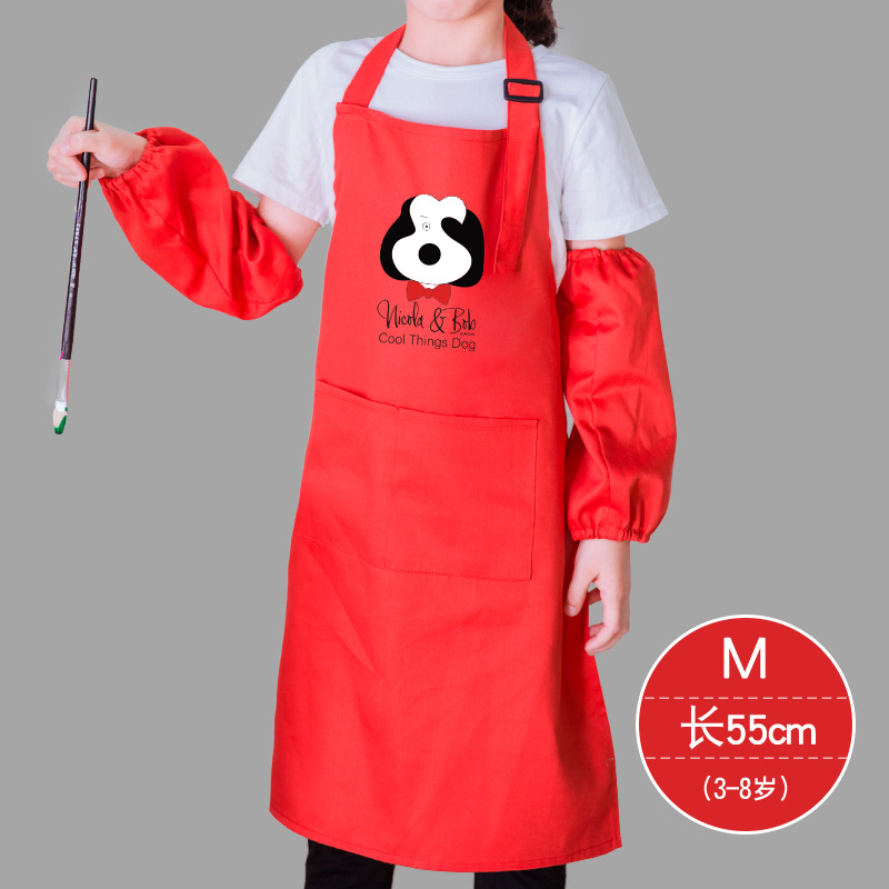 Lindo delantal sin mangas de dibujos animados los niños bebé pintura arroz ropa cerámica hornear Escuela Primaria estudiante clase arte protectora