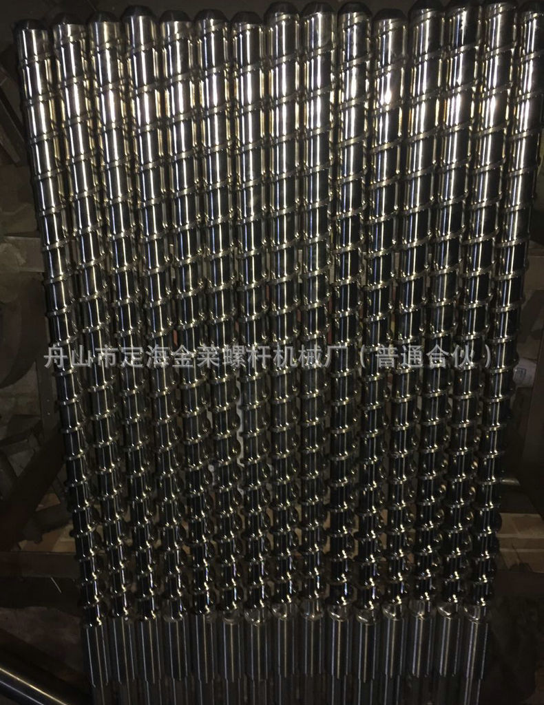 产品供应PVC压延片材专用螺杆 PVC专用锥双螺杆  PVC专用传动螺