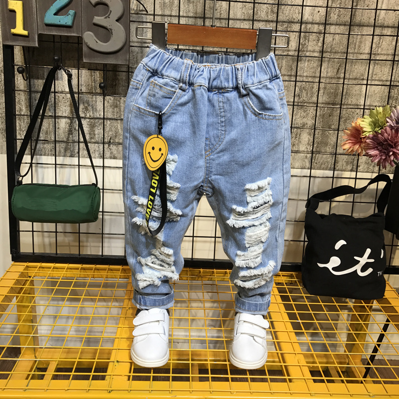 Boys' jeans 2022 autumn style small and...