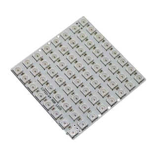 SUNLEPHANT 64位 WS2812 5050 RGB LED 内置全彩驱动彩灯开发板