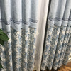 curtain cloth wholesale Keqiao China factory Direct selling finished product customized atmosphere a living room Cotton and hemp Mosaic