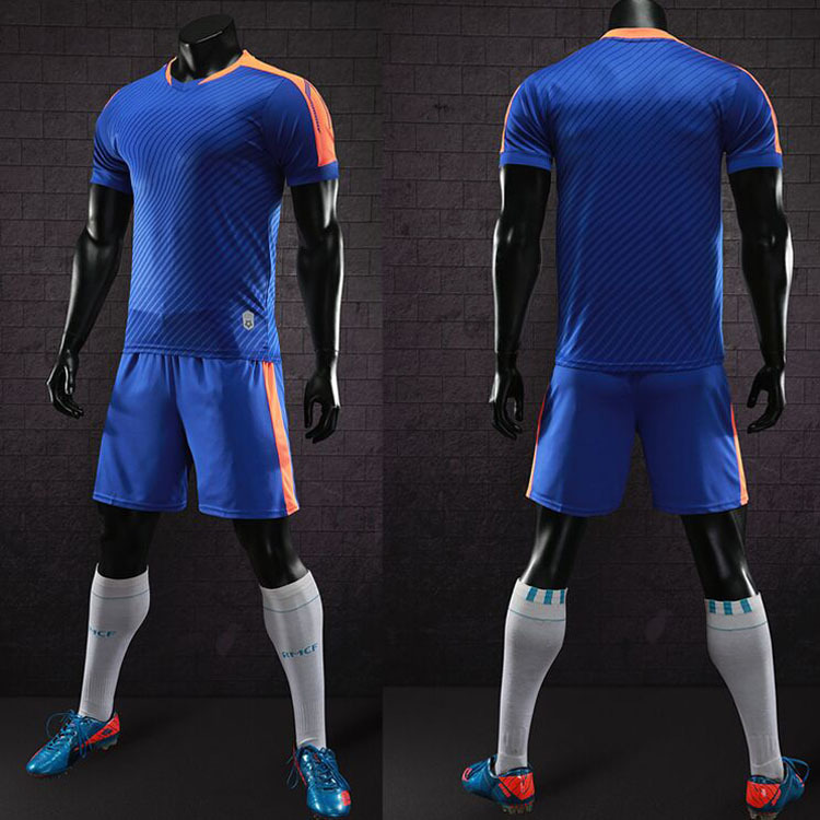 新款儿童成人款足球服 少年足球运动服 足球比赛服 大学生足球衣|ms