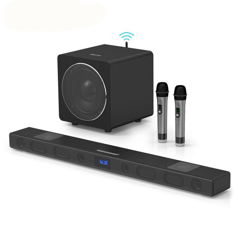 JY AUDIO/Wan Yin A9K + WS9 TV AUDIO Echo Wall Wireless Microphone Home K Song AUDIO Package