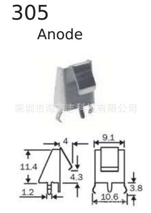 battery contacts 电池连接片 正负极片 五金扣 弹片7号5号305