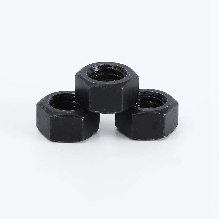 厂家批发高强度螺母 发黑六角螺母 加厚螺母 高强度螺母 M8 M18
