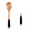 INS Japanese-style Nanmu Spoon A-8 Yuankou Spoon Hand Benefit Poin Tablet Creative Wooden Rice Spoon Pooth Taste Spoon