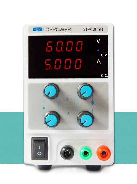 60V5A可调直流稳压电源SKYtoppower天拓源STP6005/6005H迷你型