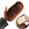 Creative home portable wool wool shoe glove gloves plush on top of light shoes