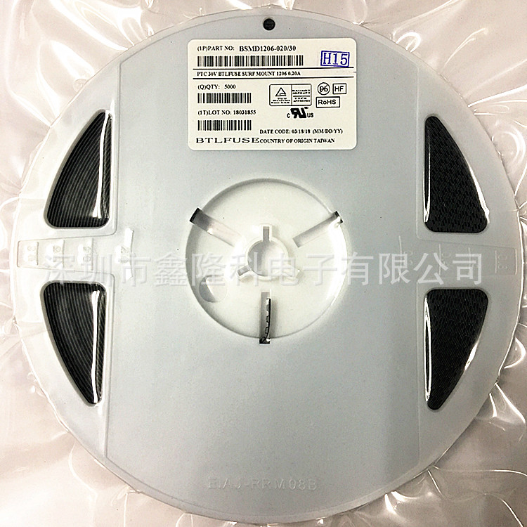 力特自恢复保险丝BSMD1206 200MA  30V 原装现货供应