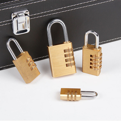 宇球跨境爆款黄铜密码锁 旅行背包转轮锁 收纳箱柜子锁头厂家直销|ru