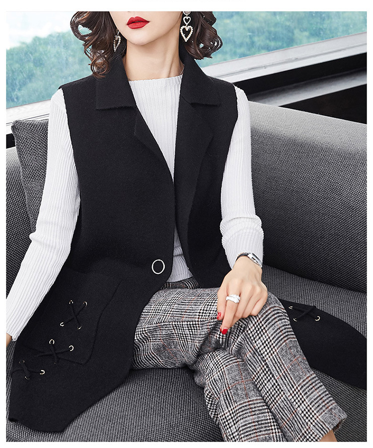 Gilet femme HIRONDELLE CHRYSALIDE en Tricot - Ref 3316342 Image 14