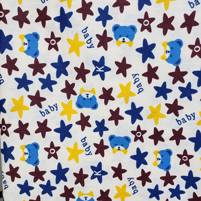 Wholesale cotton cloth Cartoon Twill Fabric Children's Bedding cloth Woven printing cotton Manufactor Direct selling