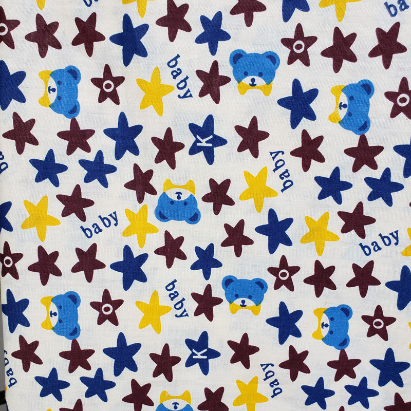 Wholesale cotton cloth Cartoon Twill Fabric Children's Bedding cloth Woven printing cotton Manufactor Direct selling