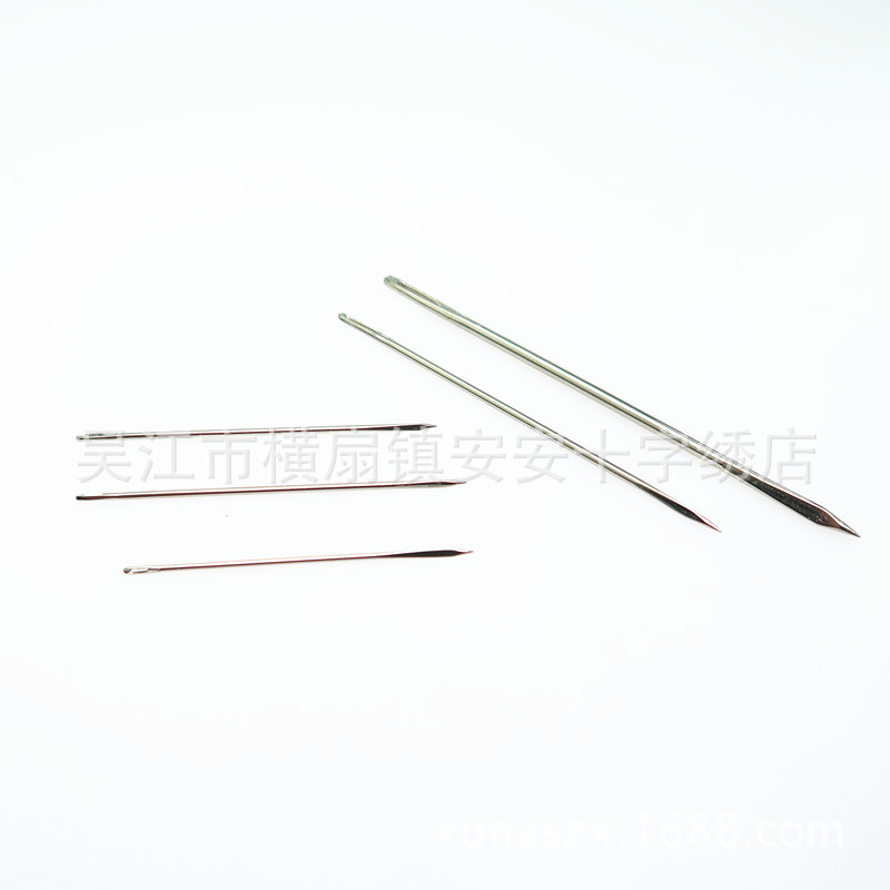 DIY皮革三角针 皮艺棱形针皮革手缝针 100根每包-阿里巴巴