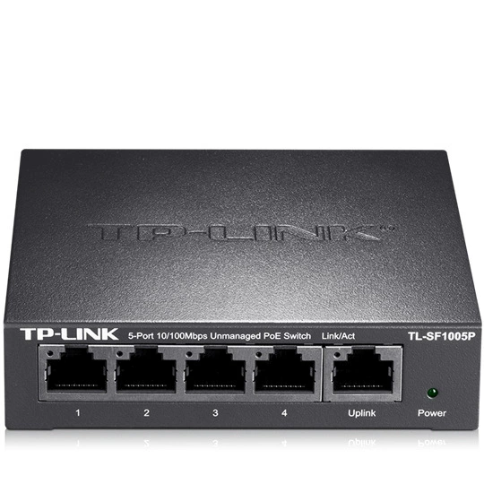 TP-LINK TL-SF1005P 100M 5-портовый PoE коммутатор с стандартным PoE мониторинг голов AP сеть кабель питание