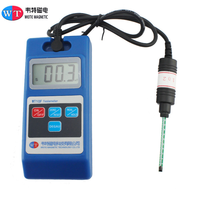 韦特高精度高斯计地球磁场测试仪特斯拉计地球空间磁场测试WT10F