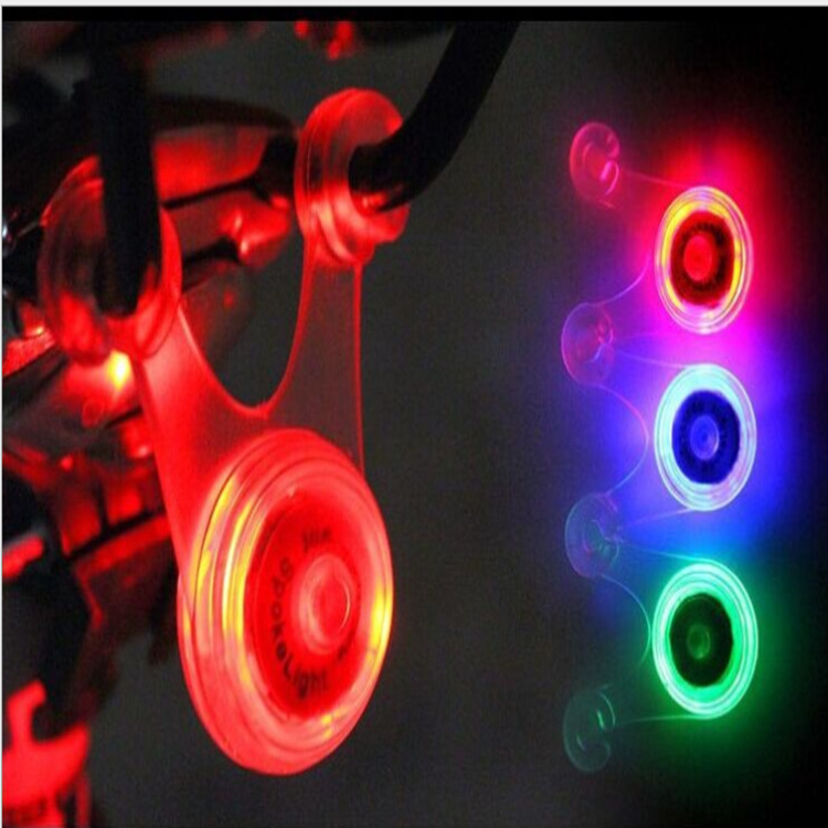 山地自行车安全警示尾灯线管灯快闪小挂灯硅胶青蛙灯坐垫尾灯厂家|ru