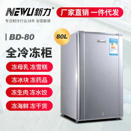 新力冰箱BD-80小型冷冻柜小冰柜母乳茶叶冻肉一件代发