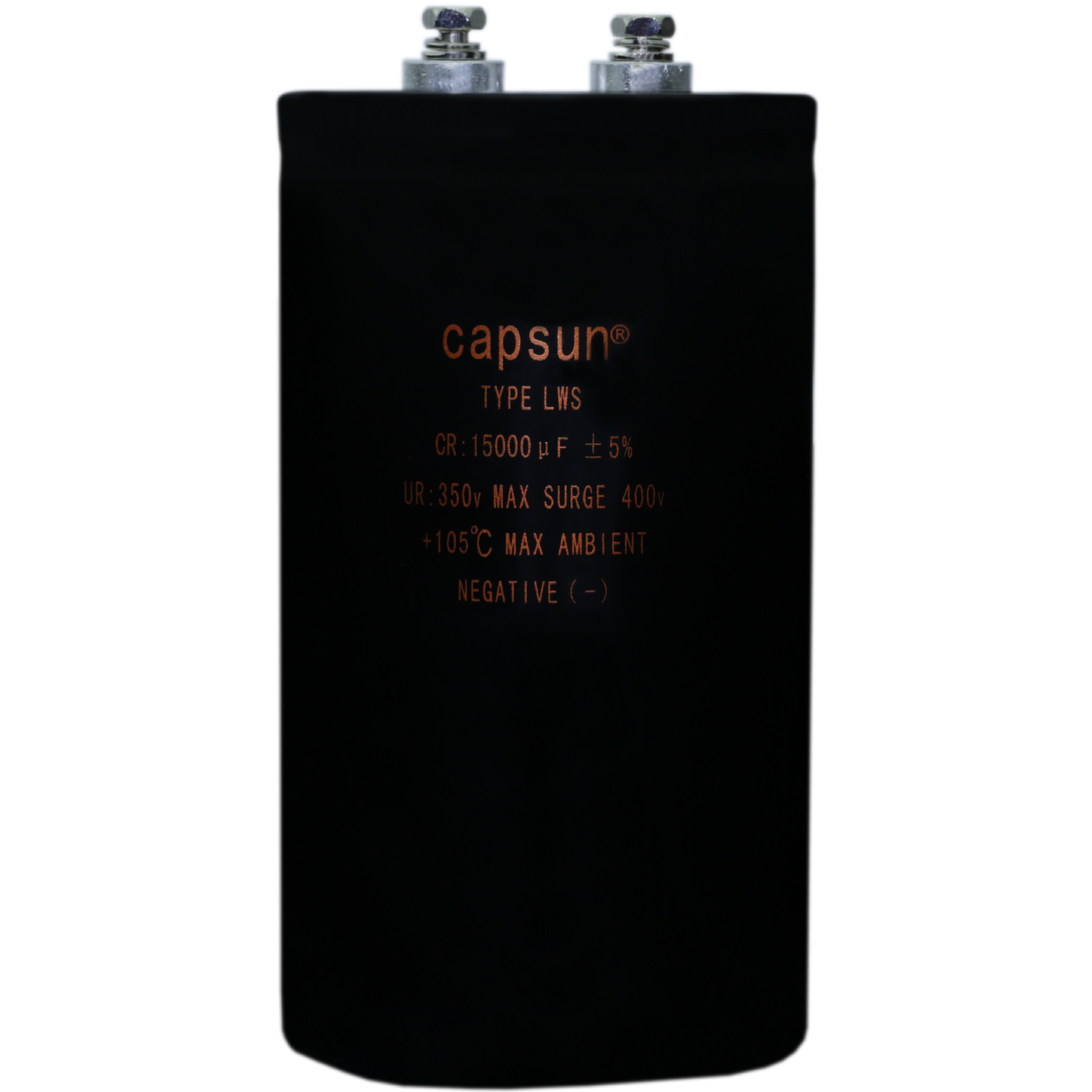 铝电容器15000UF350V X光线透视铝电解电容器 CT扫描仪长寿命电容