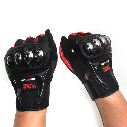 Off-road racing motorcycle bicycle riding gloves windproof waterproof touch screen outdoor supplies lined gloves autumn winter