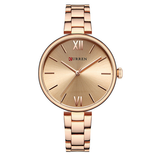 curren 9017 women's fashion watch steel strap women's watch waterproof quartz watch women's watch