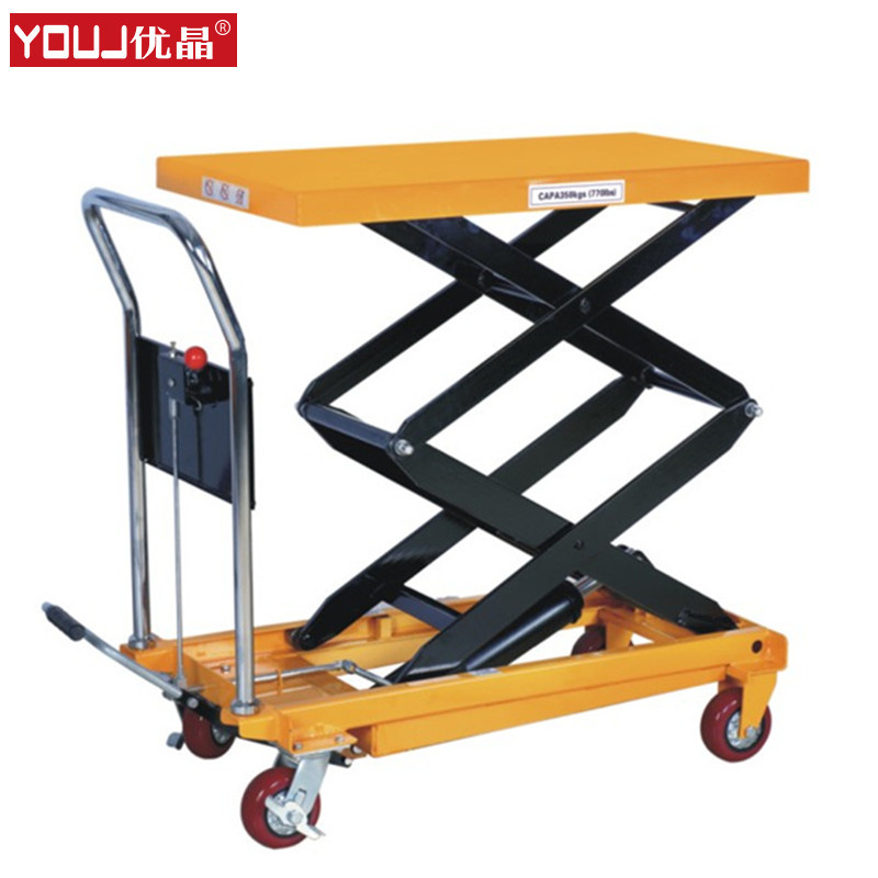 上海品牌手动液压平台车 液压升降平台车 模具装卸平台车