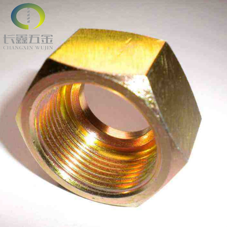 厂家直供加工波纹管铜螺母 六角铜接头 铜螺帽  