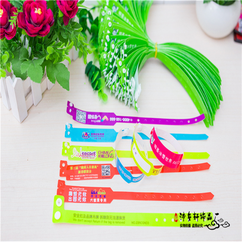 Waterproof synthesized disposable children's bracelet PVC for…