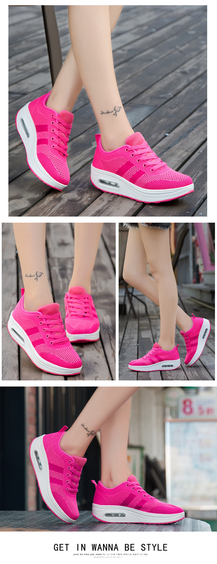 Chaussures de sport femme en rapporter - Ref 3435242 Image 26