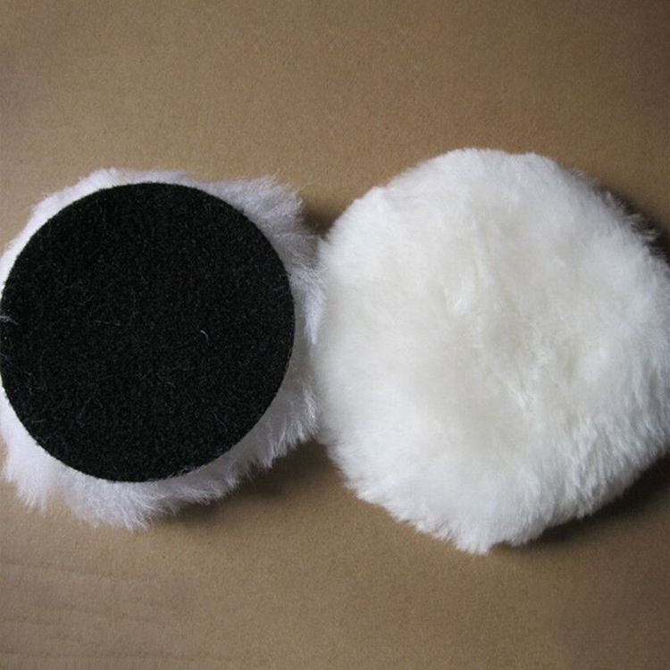 3-7 pulgadas de lana autoadhesiva disco de pulido bola de lana disco de pulido coche de lana de belleza Placa de esponja rueda