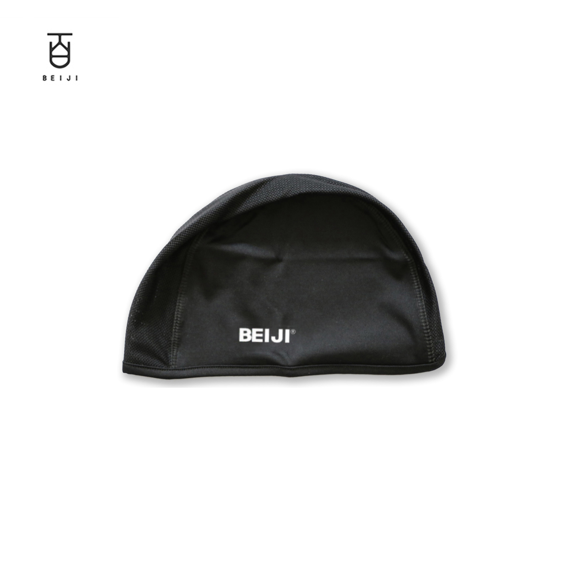 速幹騎行小帽自行車頭盔內襯帽吸汗頭套夏秋騎行軟裝備彈力黑滌綸