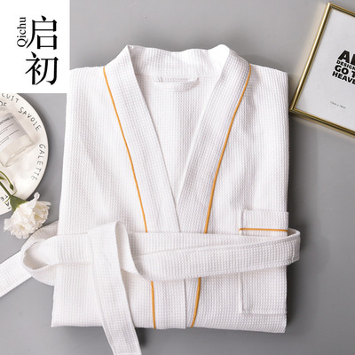 Star pure cotton hotel Bathrobe Guesthouse bathrobe Khan steam SPA Cotton bathrobe Nantong Manufactor customized wholesale