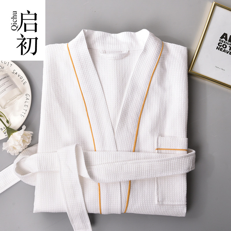 Star pure cotton hotel Bathrobe Guesthouse bathrobe Khan steam SPA Cotton bathrobe Nantong Manufactor customized wholesale