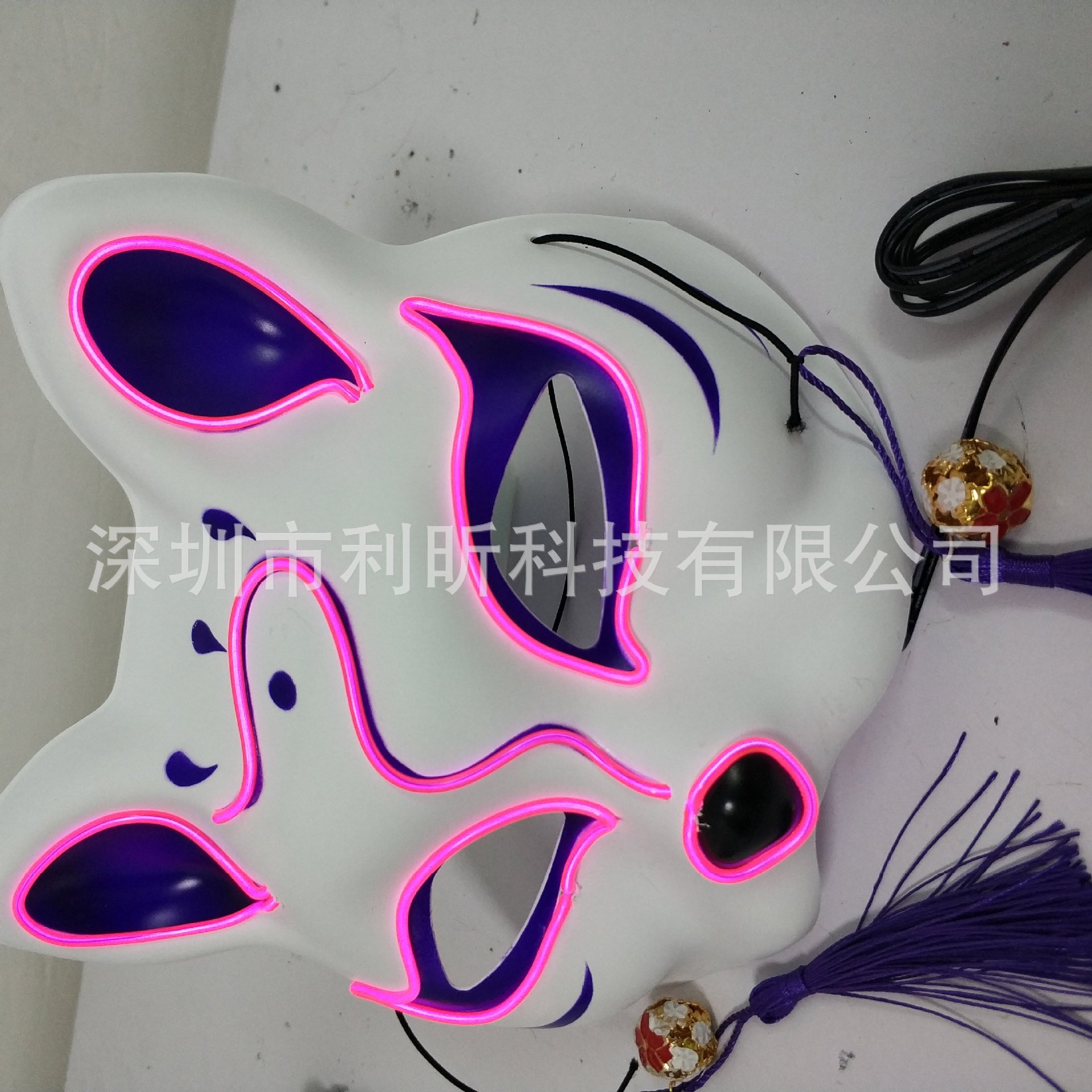 Manufacturers supply Hip hop luminescence Mask Beauty Kamen Hand drawn Vendetta Cat face Fox Mask men and women