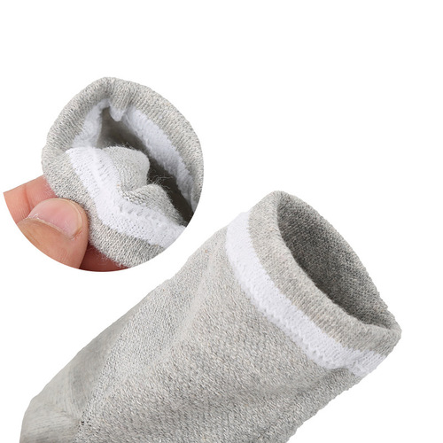 Mesh gel lined heel socks, non-slip, anti-drying, men's and women's socks, heel socks, breathable and sweat-absorbent socks