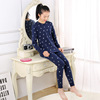 Children's set, cotton thermal underwear for boys and girls, overall, suitable for teen, for secondary school, wholesale